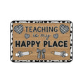 Load image into Gallery viewer, Teaching Is My Happy Place Classroom Desk Mat | Simply Sweet