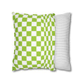 Load image into Gallery viewer, Green Checkerboard Pillow Cover