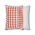 Load image into Gallery viewer, Candy Apple Red Gingham Classroom Pillow Cover | Storybook Circus
