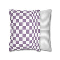 Load image into Gallery viewer, Purple Checkerboard Pillow Cover