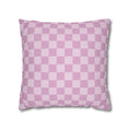 Load image into Gallery viewer, Grape Soda Purple Checkerboard Classroom Pillow Cover | Emotional Rollercoaster