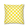 Load image into Gallery viewer, Yellow Checkerboard Pillow Cover