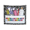 Load image into Gallery viewer, Books Are The Best School Supplies Classroom Wall Tapestry