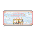 Load image into Gallery viewer, Teaching Is My Happy Place Pink Classroom Desk Mat | Storybook Circus