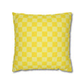 Load image into Gallery viewer, Lemon Drop Yellow Checkerboard Classroom Pillow Cover | Emotional Rollercoaster