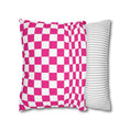 Load image into Gallery viewer, Pink Checkerboard Pillow Cover