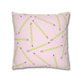 Load image into Gallery viewer, Pink Pencil Classroom Pillow Cover | Saved By The Pastel | Schoolgirl Style