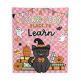 Load image into Gallery viewer, Purr-fect Place To Learn Halloween Seasonal Wall Tapestry | 90s Teacher