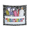 Load image into Gallery viewer, Books Are The Best School Supplies Classroom Wall Tapestry