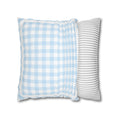 Load image into Gallery viewer, Light Blue Gingham Classroom Classroom Pillow Cover | Stars Hollow Schoolhouse