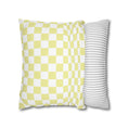 Load image into Gallery viewer, Pastel Yellow Checkerboard Pillow Cover