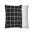 Load image into Gallery viewer, Off The Grid Pillow Cover | Black and White