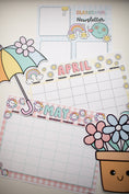 Load image into Gallery viewer, spring editable newsletters and calendar for the classroom