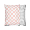 Load image into Gallery viewer, Pastel Pink Checkerboard Pillow