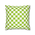 Load image into Gallery viewer, Green Checkerboard Pillow Cover