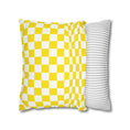 Load image into Gallery viewer, Yellow Checkerboard Pillow Cover