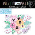 Load image into Gallery viewer, Floral Pastel Extra Large Cutout | Pretty in Pastel
