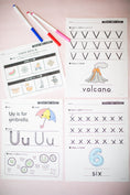 Load image into Gallery viewer, Printable Kindergarten February Daily Alphabet (Q-T)