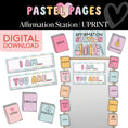 Load image into Gallery viewer, Printable Boho Pastel Affirmation Station | Pastel Pages