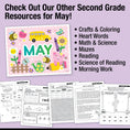 Load image into Gallery viewer, Printable Second Grade May Daily Writing Warm Ups