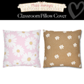 Load image into Gallery viewer, Pink Daisy Classroom Pillow Cover | Miss Honey's Cottage Classroom