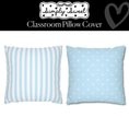 Load image into Gallery viewer, Classic Blue Stripe Classroom Pillow Cover | Simply Sweet