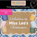 Load image into Gallery viewer, Sip Sip Hooray Personalized Banner | Banner Bar