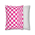 Load image into Gallery viewer, Pink Checkerboard Pillow Cover