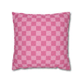 Load image into Gallery viewer, Pink Perfection Checkerboard Classroom Pillow Cover | Emotional Rollercoaster