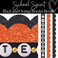 Load image into Gallery viewer, Black and Orange Border Bundle | Bulletin Board Borders | Schoolgirl Style