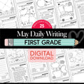 Load image into Gallery viewer, Printable First Grade May Daily Writing