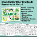 Load image into Gallery viewer, Printable First Grade March Writing Bundle
