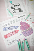 Load image into Gallery viewer, Printable Preschool February Directed Drawing Worksheets