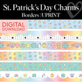 Load image into Gallery viewer, Printable March Borders | St. Patrick's Day Charms