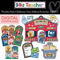 Load image into Gallery viewer, Printable Weather Pups Clubhouse Chart Bulletin Board Set | 90s Teacher