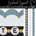 Load image into Gallery viewer, Light Blue and White Border Bundle | Bulletin Board Borders | Schoolgirl Style