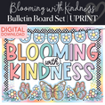 Load image into Gallery viewer, Blooming with Kindness Printable Bulletin Board Set