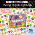 Load image into Gallery viewer, Printable Kindergarten October Thematic Unit Bundle