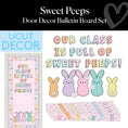 Load image into Gallery viewer, Spring Pre-Printed Door Decor Bulletin Board Set | Marshmallow Meadow