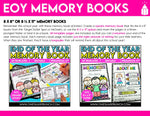 End of the Year Countdown Activities, Student Awards, Memory Book, Crafts Bundle
