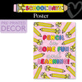 Load image into Gallery viewer, Pencil In Some Fun Bright Rainbow Classroom Posters