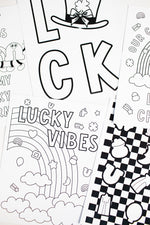 Lucky Charms Coloring Pages FREEBIE | St. Patricks Day Classroom Decor | Schoolgirl Style