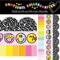 Load image into Gallery viewer, Notebook of Emotions Bulletin Board Border Bundle | Emotional Rollercoaster