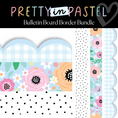 Load image into Gallery viewer, Pastel Picnic Bulletin Board Border Bundle | Pretty in Pastel