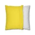 Load image into Gallery viewer, Lemon Drop Yellow Checkerboard Classroom Pillow Cover | Emotional Rollercoaster