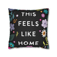 Load image into Gallery viewer, Classroom Pillow | Classroom Decor | Midnight Meadow | "This Feels Like Home" Pillow Cover