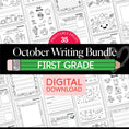 Load image into Gallery viewer, Printable First Grade October Writing Bundle