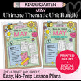 Load image into Gallery viewer, Ultimate Kindergarten May Thematic Unit Bundle