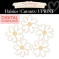 Load image into Gallery viewer, Printable Calming Daisies Cutouts | Miss Honey's Cottage Classroom
