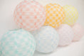 Load image into Gallery viewer, Pastel Gingham Lantern 3 Pack | A Year In Pastel